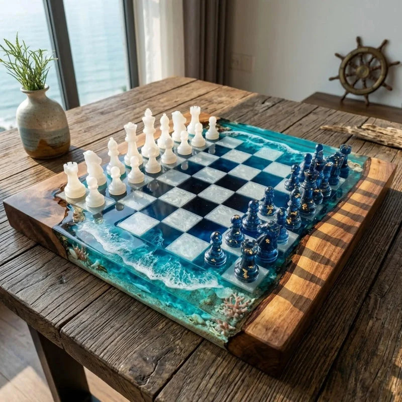 Resin Chess Boards